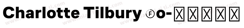Charlotte Tilbury Fo字体转换